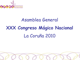 1 - Secretaría Permanente de Congresos Mágicos Nacionales