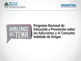 prevención - Ministerio de Educación