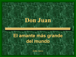 Don Juan - Greenfield Spanish