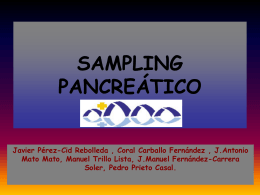 sampling pancreático