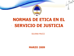 normas de etica - del Poder Judicial de Rio Negro