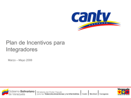 Plan de Incentivos Integradores-Mar_May2008