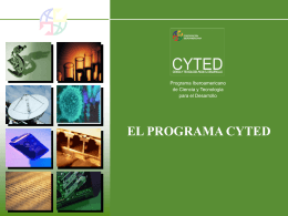 Presentación del CYTED