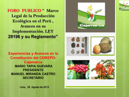 ORGANICOS - Red de Agricultura Ecológica del Perú