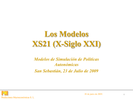 Los Modelos XS21 (X