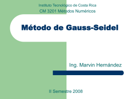 Método de Gauss