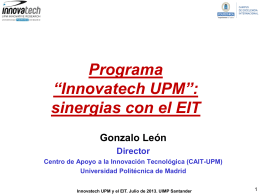 Programa “Innovatech UPM”