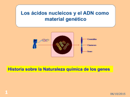 ADN como material genEtico 2012