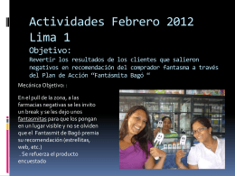 Actividades 2012 Lima 1 Objetivo - e-learning web