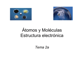 Tema 2a Atomos y Moleculas