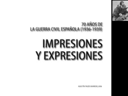impresiones y expresiones: la guerra civil española