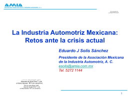 Asociación Mexicana de la Industria Automotriz, A.C.