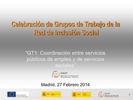 Los Servicios Sociales - Red de Inclusión Social