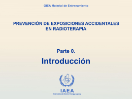 0.1 Introducción - International Atomic Energy Agency
