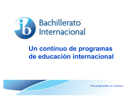 Continuum_es - CIEDI IB World School