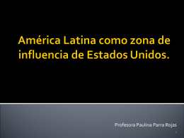 América Latina como Zona de influencia