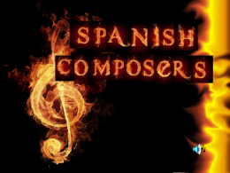 The Spanish Composers