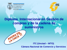 Presentacion ITC - Cámara Nacional de Comercio y Servicios