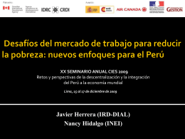 PPT de Javier Herrera - Consorcio de Investigación Económica y