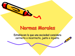 Normas Morales - Liceo Nº 16 Nocturno