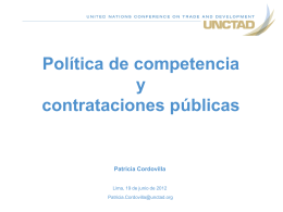 Política de competencia y contrataciones públicas PC