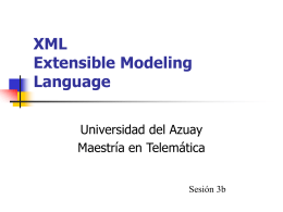 XML: PRESENTACIÓN - Universidad del Azuay