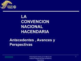 CONVENCION NACIONAL HACENDARIA Consejo Directivo