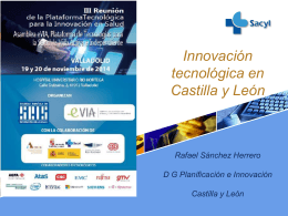 Como innovamos! - Sociedad Española de Informática de la Salud