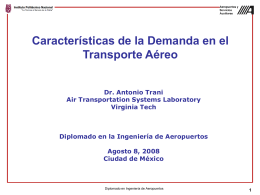 Modelos Econométricos - Air Transportation Systems Lab