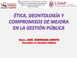 Etica y Deontología José Rodríguez