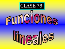 Clase 78: Funciones Lineales