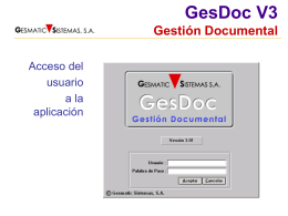 GesDoc V3 Gestión Documental