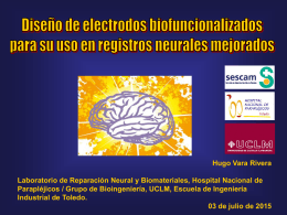 Diseño de electrodos biofuncionalizados para su uso en registros