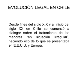 EVOLUCIÓN LEGAL EN CHILE