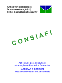 Manual do CONSIAFI - Decanato de Administração