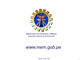 Continuación - Ministerio de Energía y Minas