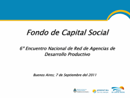 Fondo de Capital Social