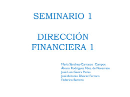 SEMINARIO 1 DIRECCIÓN FINANCIERA 1