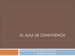 EL AULA DE CONVIVENCIA - Centro de Profesores de Cuenca