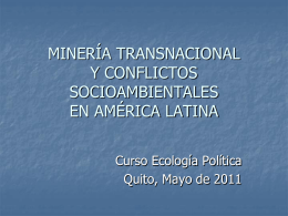mineria_ALquito - Instituto de Estudios Ecologistas del Tercer