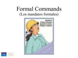 CH10_1. Formal commands