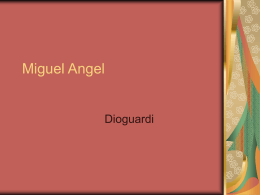 Miguel Angel dioguardi - Grandes Artistas del Renacimiento