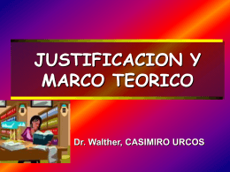 Justificacion y Marco Teórico (568320)
