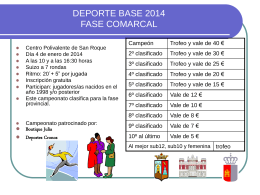 deporte base comarcal2014