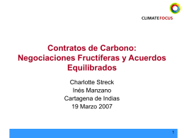 Contratos de Carbono - ValorandoNaturaleza.org