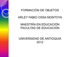Diapositiva 1 - Universidad de Antioquia