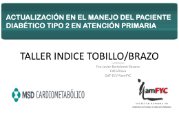 TALLER INDICE TOBILLO/BRAZO