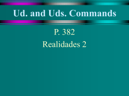 p. 382 Ud. and Uds. Commands