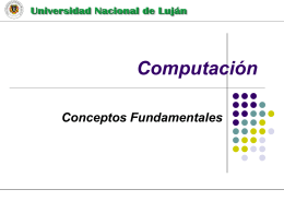 Computación Organización de Computadoras