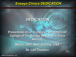 DEDICATION - Clinical Trial Results